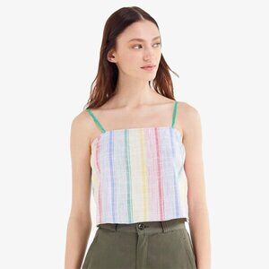 Urban Outfitters Rainbow Crop Tank Top Size S